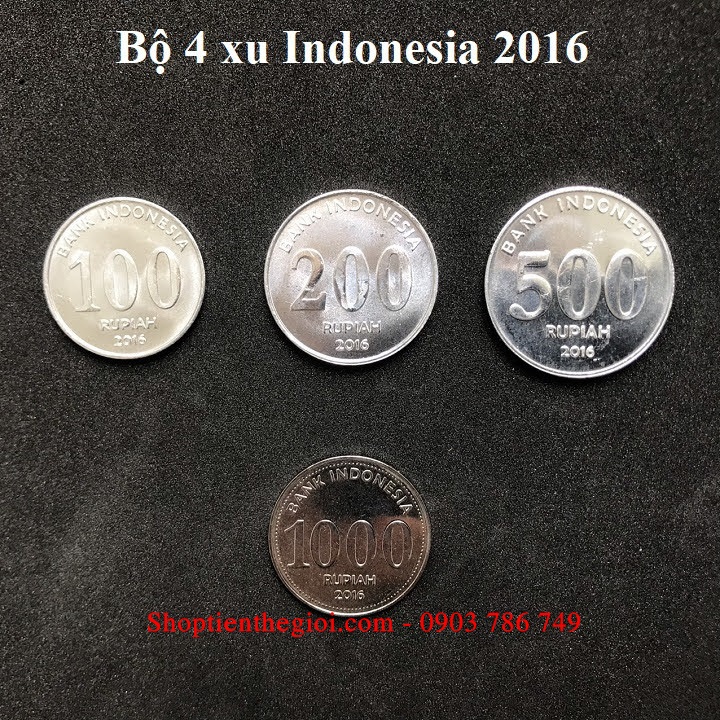 Bộ 4 xu Indonesia 2016 - SP005175